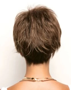 Billie Wig By Noriko -Beautique Hair Shop 1701 Billie Marble Brown R bk scaled 1