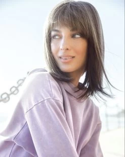 Tatum Wig By Amore | Double Mono Top -Beautique Hair Shop 2548 ChocolateFrost 3