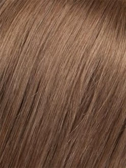 Petite Lori 110 Mono Top By WigPro | Human Hair -Beautique Hair Shop 6 10T Medium Chestnut Brown tipped w Medium Golden Brown