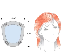 Long Top Piece By Rene Of Paris -Beautique Hair Shop 752 LongTP illust