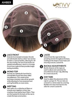 Amber Wig By Envy | Mono Top -Beautique Hair Shop AmberCC