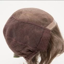 Aubrey Wig By Envy | Mono Top | Human Hair Blend -Beautique Hair Shop AubreySide DarkGrey