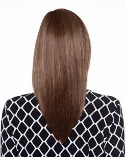 Ava Wig By Envy | Mono Part | Human Hair | Synthetic Blend -Beautique Hair Shop AvaBK