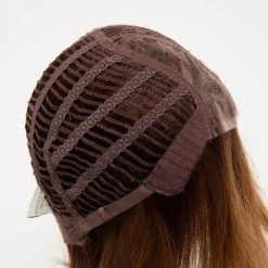 Ava Wig By Envy | Mono Part | Human Hair | Synthetic Blend -Beautique Hair Shop AvaSide CreamedCoffee