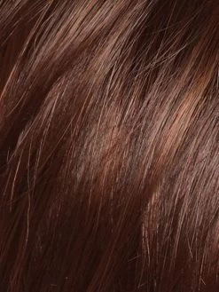 Milan Hair Piece By Noriko | Monofilament -Beautique Hair Shop CHESTNUT Dark and Bright Auburn evenly blended