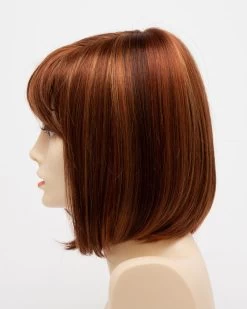 Carley Wig By Envy | Mono Top -Beautique Hair Shop CarleyLeftSide LighterRed