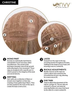 Christine Wig By Envy | Mono Part -Beautique Hair Shop ChristineCC