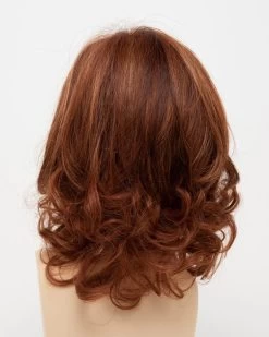 Danielle Wig By Envy | Mono Top | Human Hair | Synthetic Blend -Beautique Hair Shop DanielleBack LighterRed