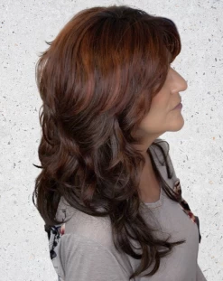 Christine Wig By Envy | Mono Part -Beautique Hair Shop ENVYCHRISTINECHOCOLATECHERRYSIDE