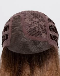 Emma Wig By Envy | Mono Part | Human Hair | Synthetic Blend -Beautique Hair Shop EmmaFront CreamedCoffee