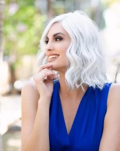 Emma Wig By Envy | Mono Part | Human Hair | Synthetic Blend -Beautique Hair Shop Emma LS4