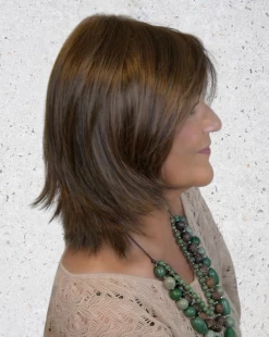 Amber Wig By Envy | Mono Top -Beautique Hair Shop EnvyAmberMediumBrownSide