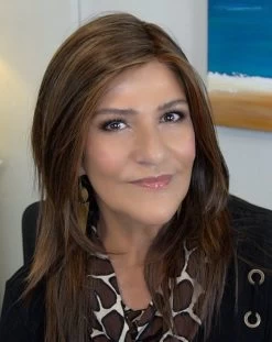 Ava Wig By Envy | Mono Part | Human Hair | Synthetic Blend -Beautique Hair Shop EnvyAvaChocolateCaramel2