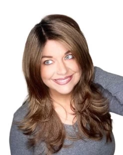 Brooke Wig By Envy | Mono Top | Large Cap 38 Brooke Wig By Envy | Mono Top | Large Cap -Beautique Hair Shop EnvyBrookeCinnamonToffee1