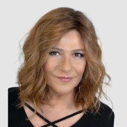 Emma Wig By Envy | Mono Part | Human Hair | Synthetic Blend -Beautique Hair Shop Envy Emma CreamedCoffee EnvyHair