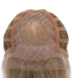 Erica Wig By Envy | Mono Top | Human Hair | Synthetic Blend -Beautique Hair Shop EricaFront GingerCream