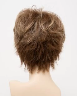 Flame Wig By Envy | Mono Crown | Human Hair | Synthetic Blend -Beautique Hair Shop FlameBack DarkBlonde