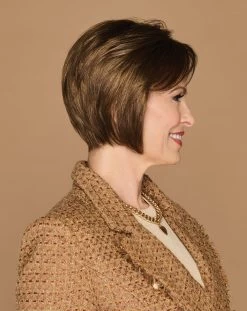 Bend The Rules Wig By Gabor | Mono Top -Beautique Hair Shop GB BendtheRules Model1 Side1