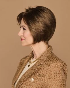 Bend The Rules Wig By Gabor | Mono Top -Beautique Hair Shop GB BendtheRules Model1 Side2