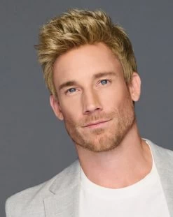 Dapper Men's Wig By HIM | Mono Crown 23 Dapper Men's Wig By HIM | Mono Crown -Beautique Hair Shop HIM Dapper Model Front2