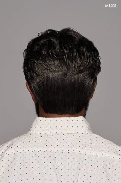 Dignified Men's Wig By HIM | Mono Top -Beautique Hair Shop HIM Dignified Model1 Side2