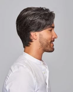 Gallant Men's Wig By HIM | Mono Top 26 Gallant Men's Wig By HIM | Mono Top -Beautique Hair Shop HIM Gallant Model Side1