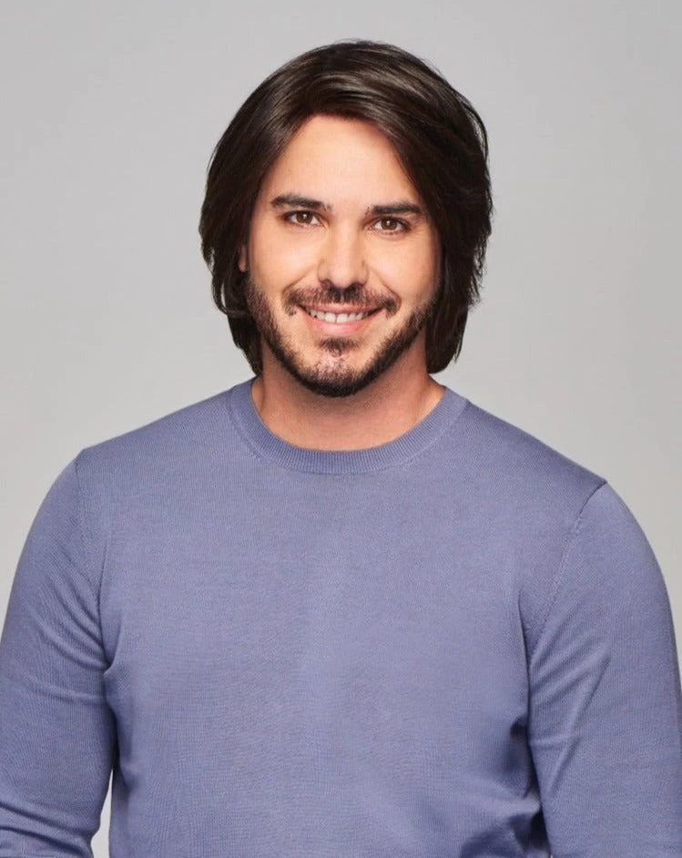 Sharp Men's Wig By HIM | Mono Top | Human Hair Blend 3 Sharp Men's Wig By HIM | Mono Top | Human Hair Blend