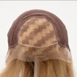 Hannah Wig By Envy | Mono Top | Human Hair -Beautique Hair Shop HannaFront SparklingChampagne