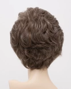 Heather Wig By Envy | Mono Top | Human Hair Blend -Beautique Hair Shop HeatherBack DarkGrey