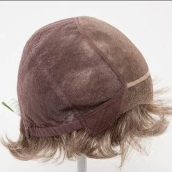 Heather Wig By Envy | Mono Top | Human Hair Blend -Beautique Hair Shop HeatherSide DarkGrey