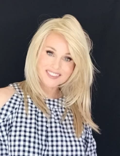 Ava Wig By Envy | Mono Part | Human Hair | Synthetic Blend -Beautique Hair Shop IMG 1311