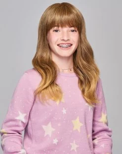 Pretty In Layers Wig By Hairdo | Mono Top | Children's Wig -Beautique Hair Shop KIDZ PrettyInLayers Model Front4 147c4258 6087 40ea 90f4 00d6d1cca94a