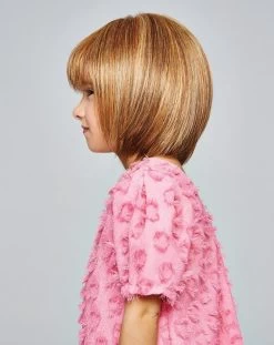 Pretty In Page Wig By Hairdo | Mono Crown | Children's Wig -Beautique Hair Shop KIDZ PrettyInPage Model Side1