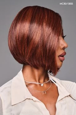 Hailey Wig By Kim Kimble | Heat-Friendly Synthetic -Beautique Hair Shop KK Hailey Model Side1