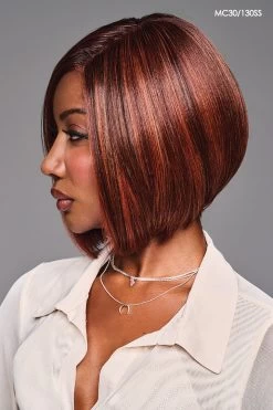 Hailey Wig By Kim Kimble | Heat-Friendly Synthetic -Beautique Hair Shop KK Hailey Model Side3