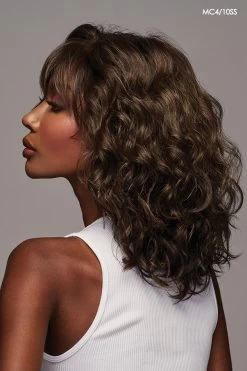 Hannah Wig By Kim Kimble | Heat-Friendly Synthetic -Beautique Hair Shop KK Hannah Model Side3