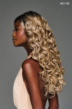 Laila Wig By Kim Kimble | Heat-Friendly Synthetic -Beautique Hair Shop KK Laila Model2 Side1