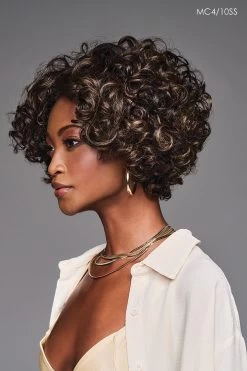 Tierra Wig By Kim Kimble | Heat-Friendly Synthetic -Beautique Hair Shop KK Tierra Model Side3