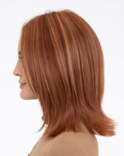 Lisa Wig By Envy | Human Hair/Synthetic Blend -Beautique Hair Shop Lisa LighterRed LS