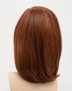 Lynsey Wig By Envy | Mono Top | Human Hair | Synthetic Blend -Beautique Hair Shop LynseyBack LighterRed