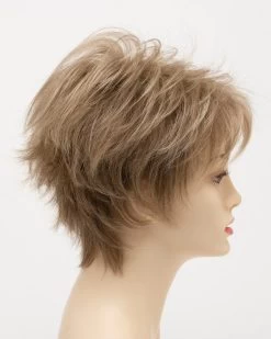 Ophelia Wig By Envy | Human Hair | Synthetic Blend -Beautique Hair Shop OpheliaRightSide GingerCream