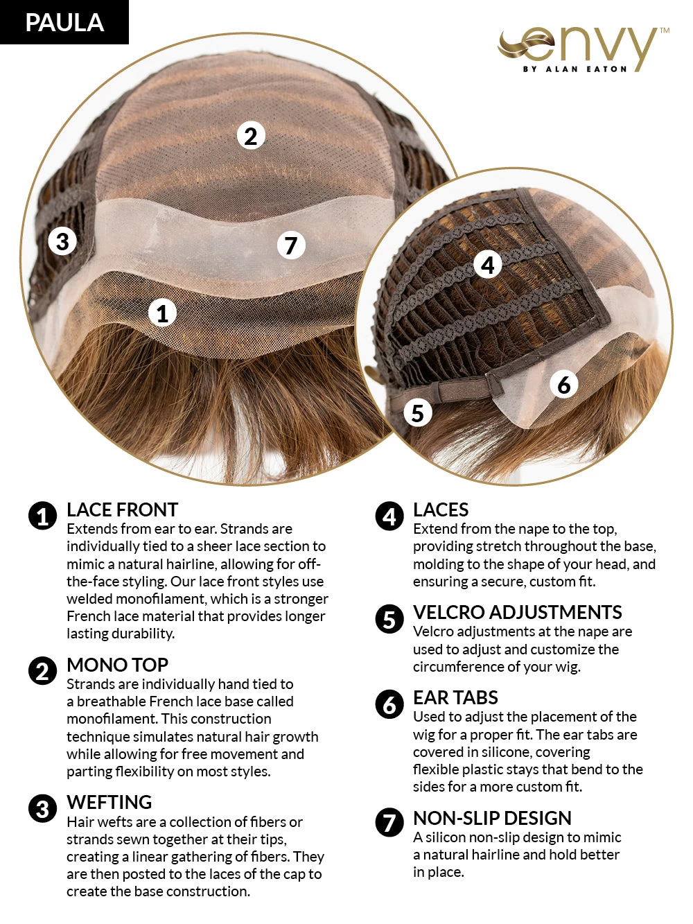 Paula Wig By Envy | Human Hair/Synthetic Blend 12 Paula Wig By Envy | Human Hair/Synthetic Blend - Image 10