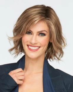 Ahead Of The Curve Wig By Raquel Welch | Mono Part -Beautique Hair Shop RW AheadoftheCurve Model Front2