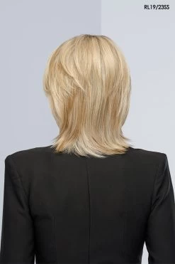 Black Tie Chic Wig By Raquel Welch | Heat-Friendly Synthetic 25 Black Tie Chic Wig By Raquel Welch | Heat-Friendly Synthetic -Beautique Hair Shop RW BlackTieChic Model1 Side2