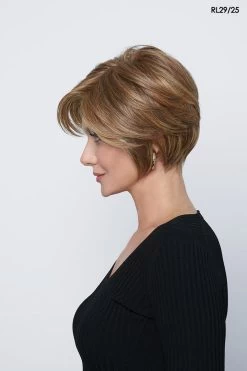 Born To Shine Wig By Raquel Welch | Heat-Friendly Synthetic -Beautique Hair Shop RW BornToShine Model2 Side3