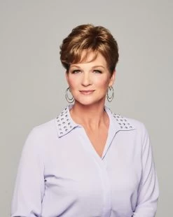 Lyric Top Piece By Raquel Welch -Beautique Hair Shop RW Lyric Model Front2