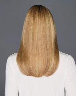 Top Billing 18" Topper By Raquel Welch | Mono Top -Beautique Hair Shop RW TopBilling18 Model Side3