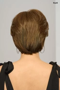 Top Billing 5" Topper By Raquel Welch | Mono Top -Beautique Hair Shop RW TopBilling5in Model Side2