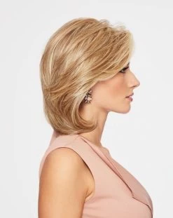 Upstage Wig By Raquel Welch | Petite Cap -Beautique Hair Shop RW Upstage Model Side2 3c472c6f 76fb 411a 8ffa dc27763abcd5