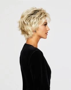 Voltage Wig By Raquel Welch | Petite Cap -Beautique Hair Shop RW Voltage Model Side2 d485b29a b2a1 498f af2f da39d6fae45f